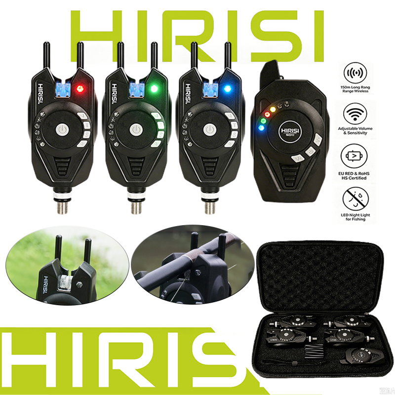 Bite Indicator - HIRISI SD11 3+1 Kabelloser Bissanzeiger, 150M