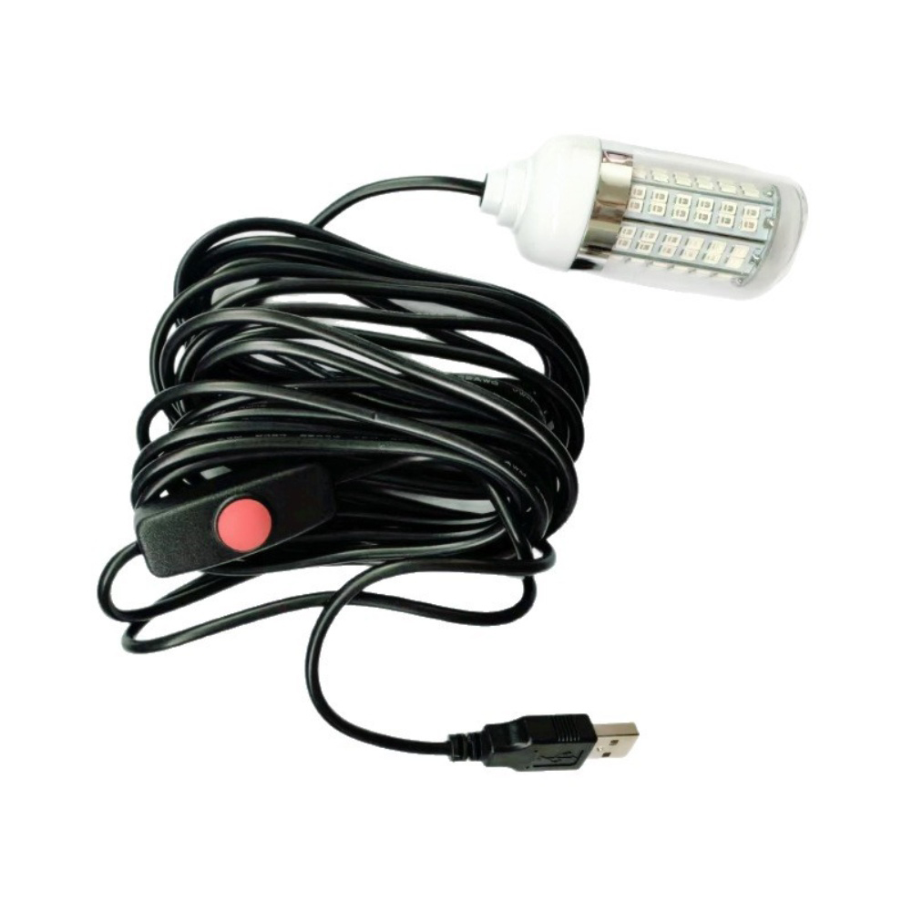 Fish Finder Charger - 5V Unterwasser Fisch Locken Lampe Grün/weiß/blau/warmes