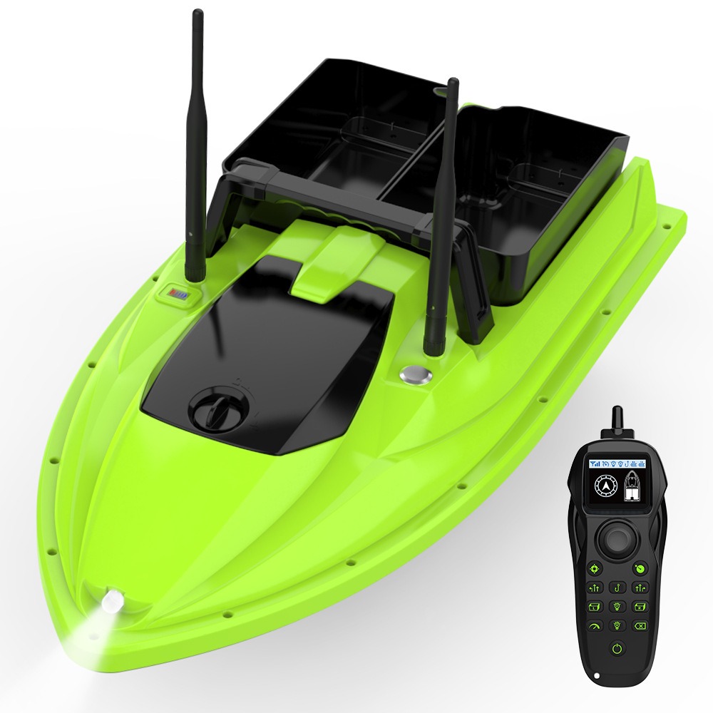Fish Finder Cable - 500M RC Futterboot mit Doppelsilo, 3kg