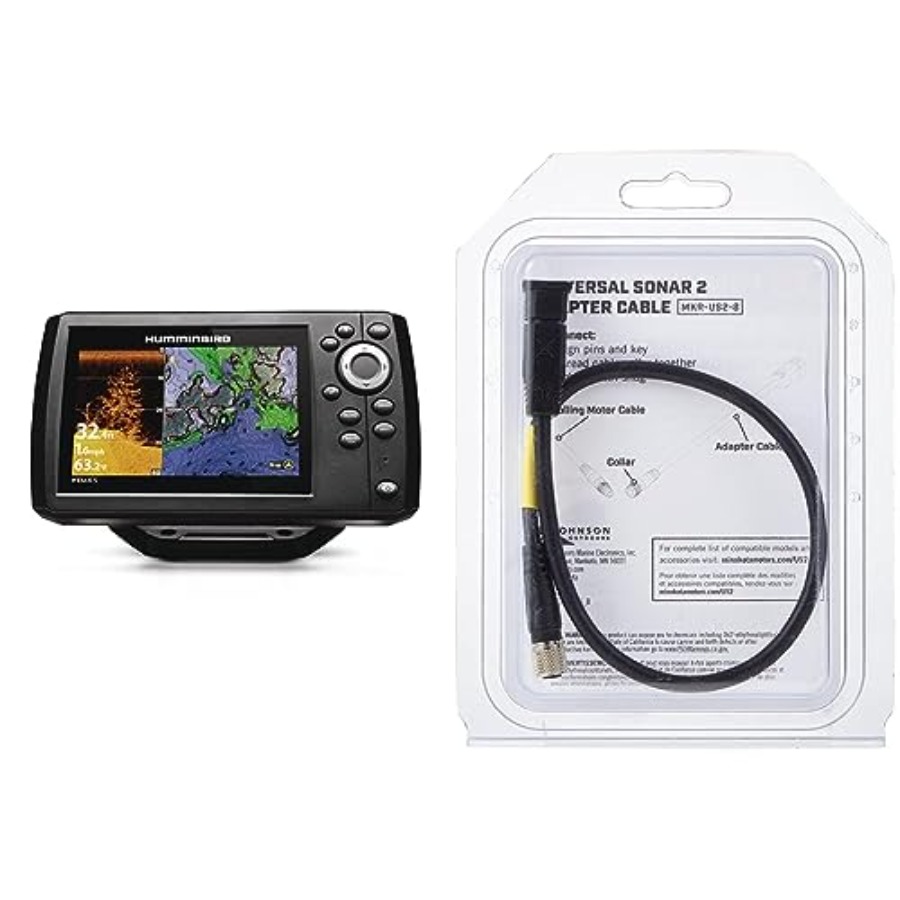 Fish Finder Gps - Helix 5 Fischfinder und Zubehörpaket für
