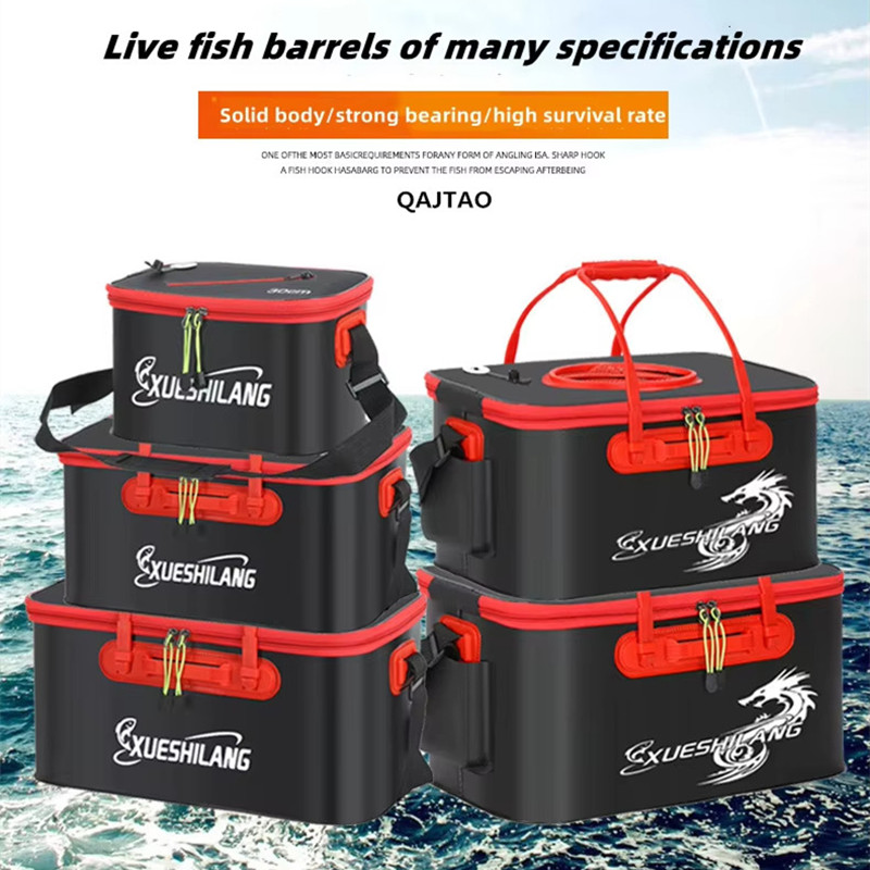 Fish Finder Case - Angeln Eimer Falten Verdickung Lebenden Fisch