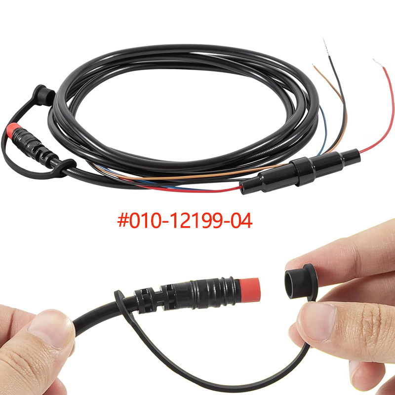 Fish Finder Cable - Marine 4-Pin Stromkabel-Verbindungsadapter # 010-12199-04 Für