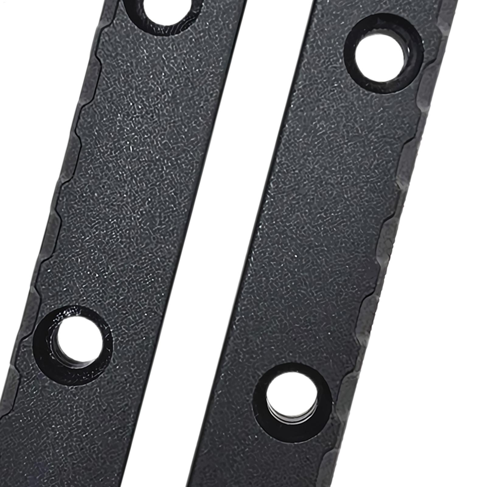 Fish Finder Mount - Kajak-Ausrüstungsschiene mit Schrauben, 4 Stück, niedriges