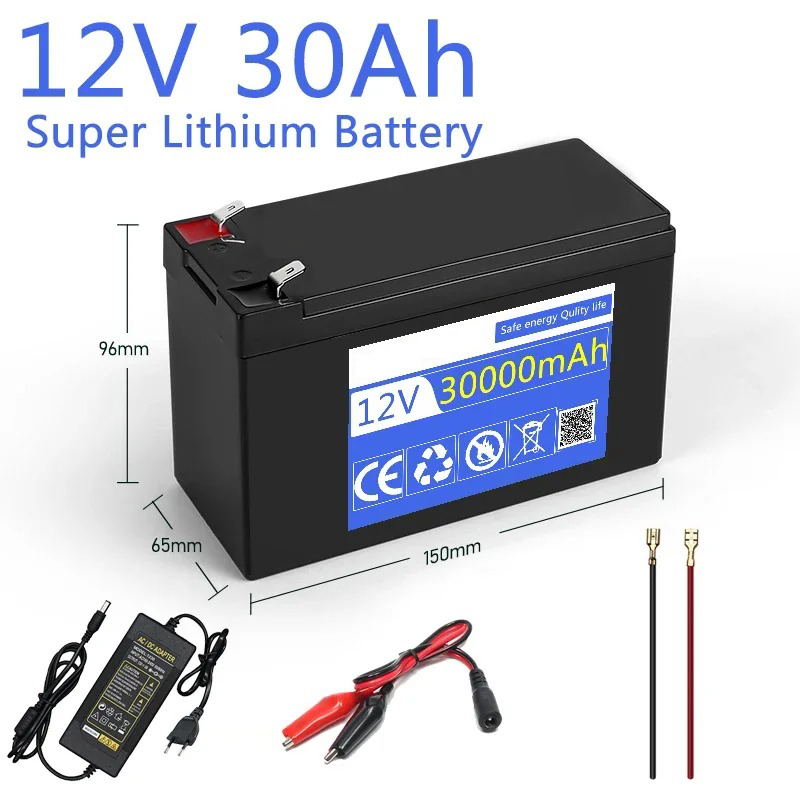 Fish Finder Charger - 12 V 30 Ah Lithium 18650