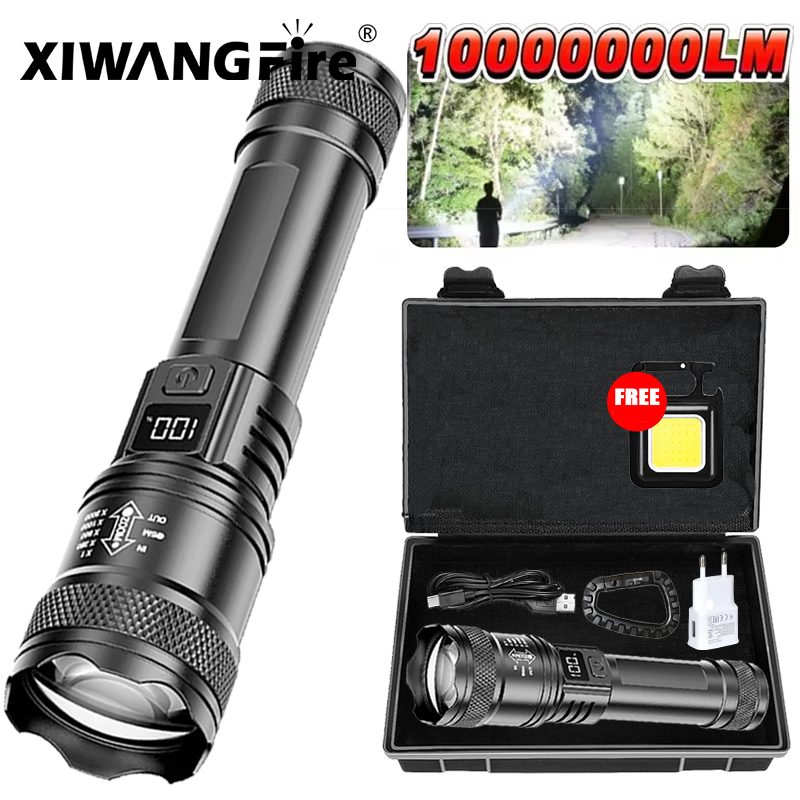 Fishing Light - Ultrahelle LED-Taschenlampe, 2000 lm, Typ C,