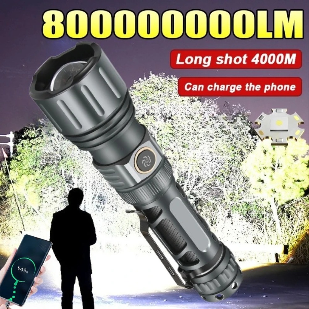 Fishing Light - Superhelle Taschenlampe Tragbare Wiederaufladbare LED-Lampe Taktische