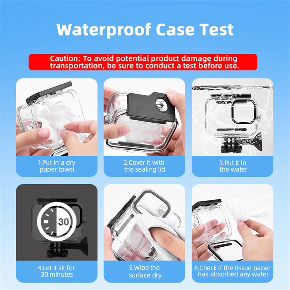 M05K 60M wasserdichtes Gehäuse – Underwater Camera Bewertung und Preis