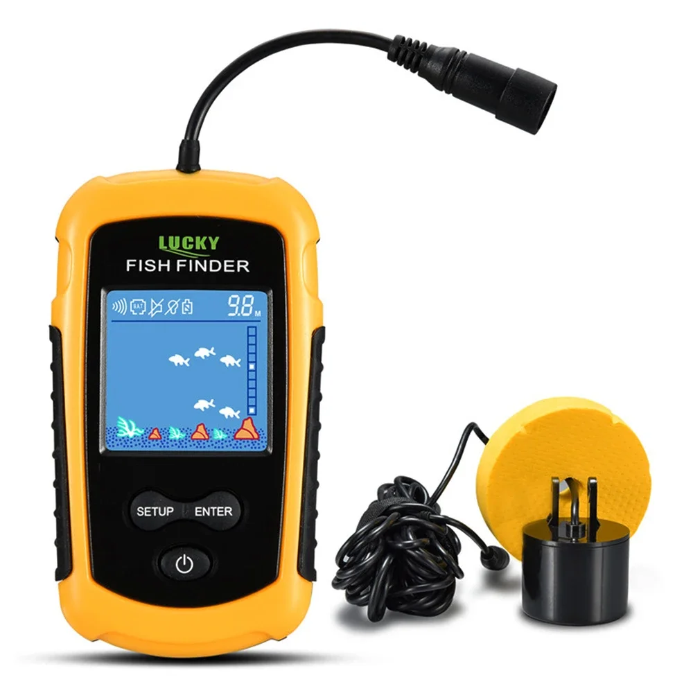 Lucky LCD-Farbbildschirm, trag – Fish Finder Transducer Bewertung und Preis