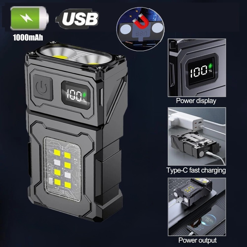180 °   Drehbare LED-Taschenla – Fishing Light Bewertung und Preis