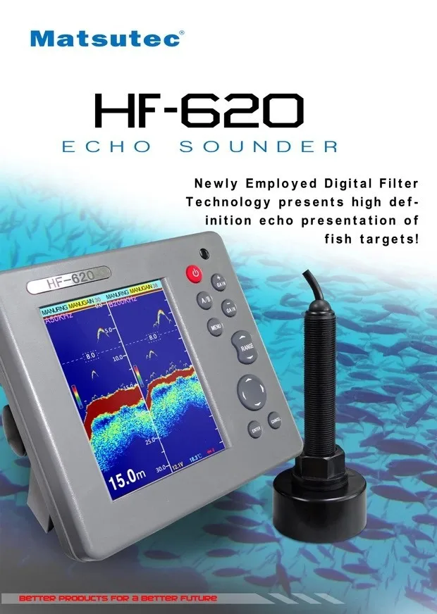 Matsutec HF-620 MARINE COLOR E – Fish Finder Charger Bewertung und Preis
