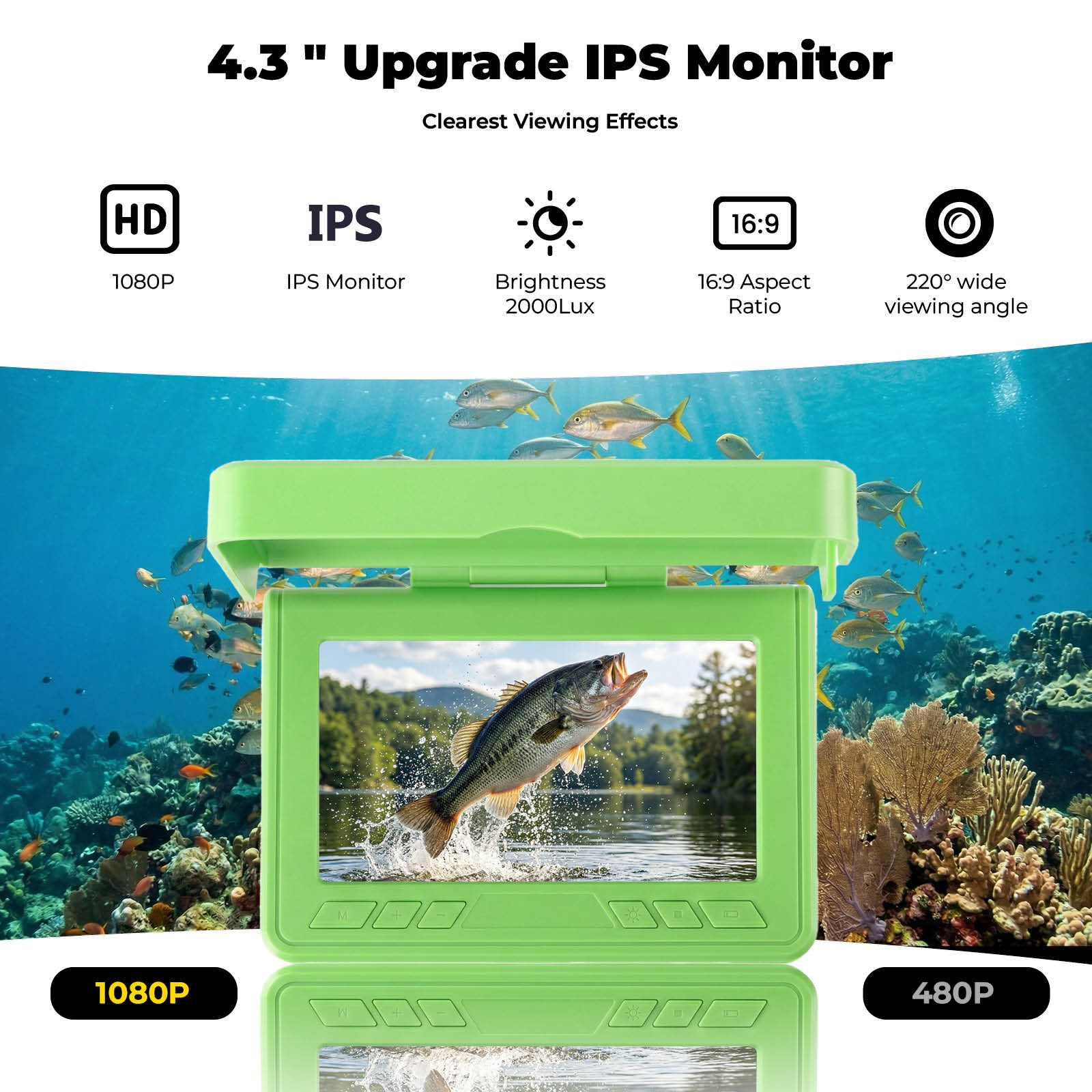 Tragbarer Unterwasser-Fischfin – Fish Finder Portable Bewertung und Preis