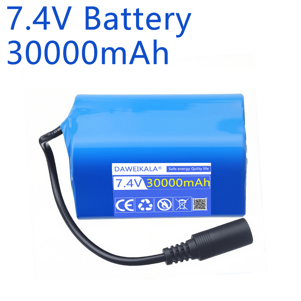 7,4V 30000mAh Akku mit USB-Lad – Fish Finder Charger Bewertung und Preis