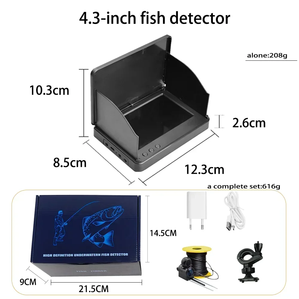 YS43A 4,3-zoll Fisch Detektor  – Fish Finder Battery Bewertung und Preis
