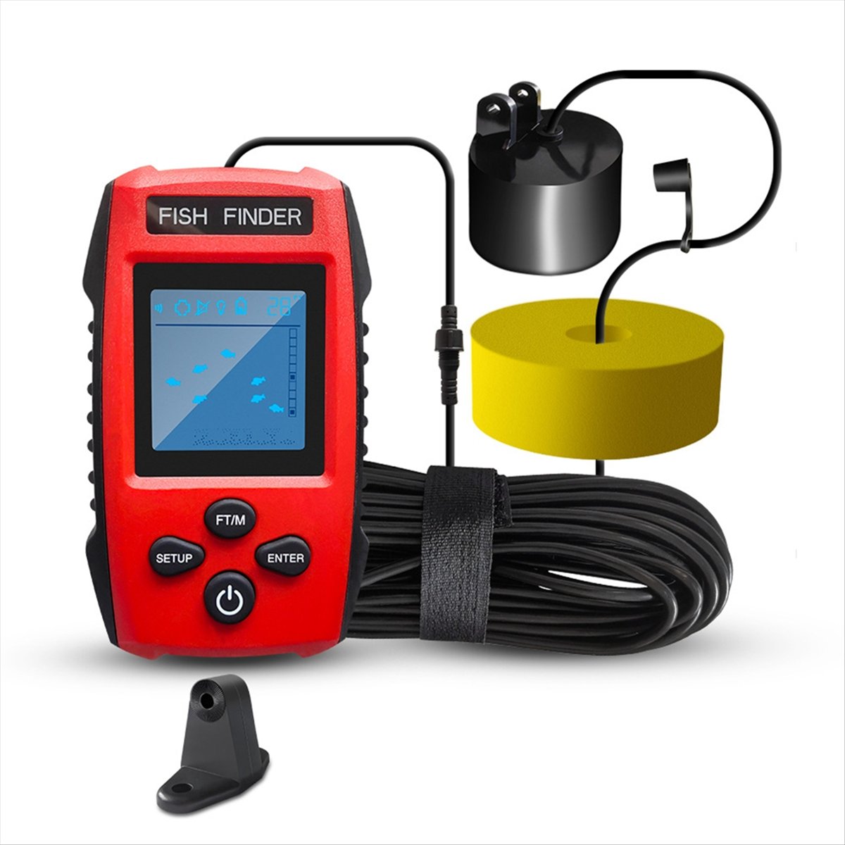 Farb-LCD-Fischfinder, kabelgeb – Fish Finder Transducer Bewertung und Preis