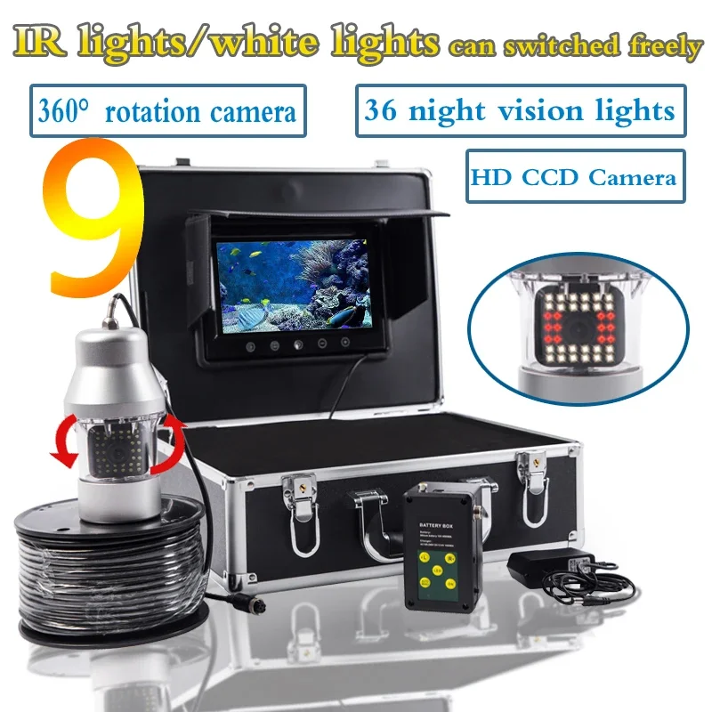 Fischfinder F08A 9-Zoll-Unterw – Fishing Camera Bewertung und Preis