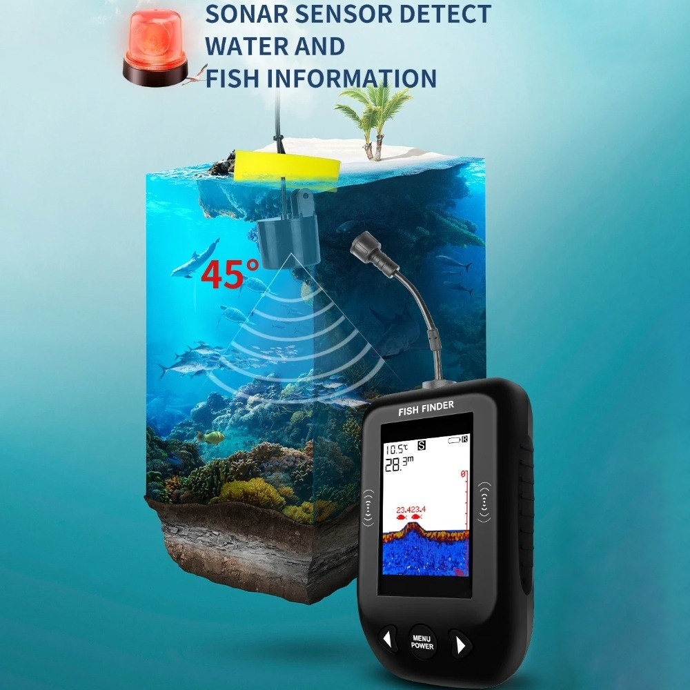 45-Grad XF03 Fischfinder mit 1 – Fish Finder Portable Bewertung und Preis