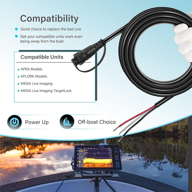 720110-1 PC13-Stromkabel für H – Fish Finder Cable Bewertung und Preis