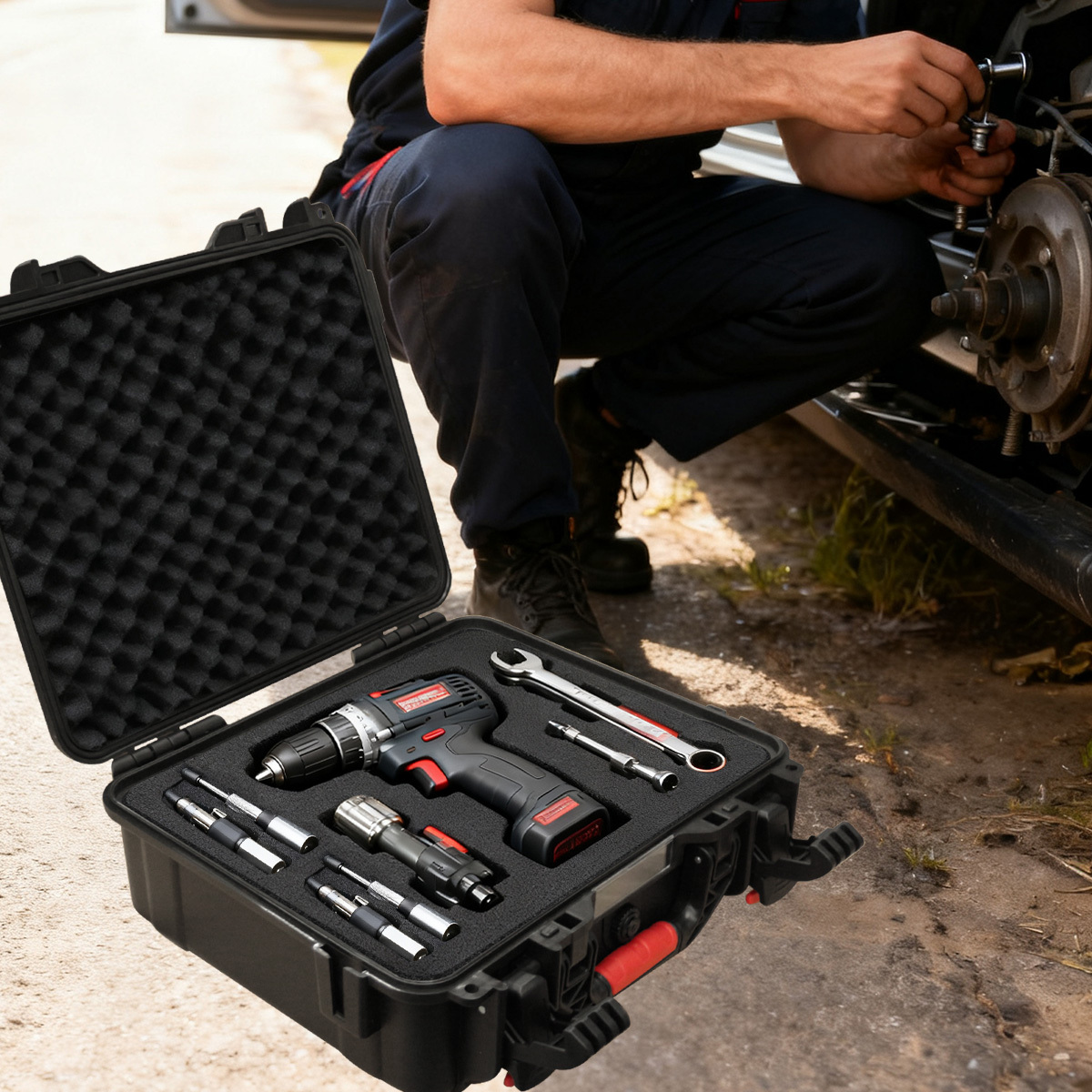 Tragbarer Werkzeugkasten mit s – Fish Finder Case Bewertung und Preis