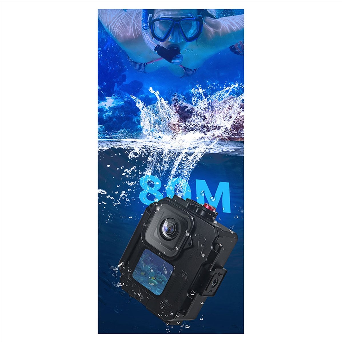 N05R 80M Wasserdichtes Gehäuse – Underwater Camera Bewertung und Preis